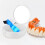 Conjunto De Portátil Para Dentadura Com Escova E Suporte 8