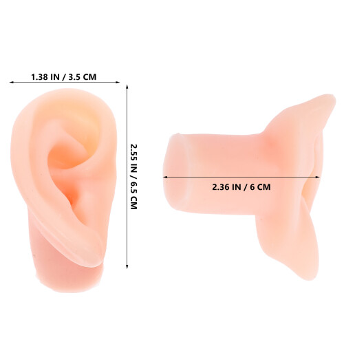 Silikon Modell Für Akupunktur Und Piercing 1