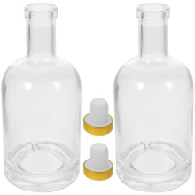 2 Stuks Verdikte Glazen Whiskyfles 500 Ml Voor Jenever Wijn