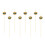 100 Stuks Decoratieve Cocktailprikkers Fruit Spijkers Hamburger 4