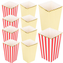12 Stuks Popcornmandje Frietenbakje Filmavondbenodigdheden