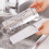 Cutlery Draining Basket Flatware Drying Rack Hanging Holder 7