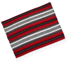 Blended Mexican Decke Yoga Matte Umhang Gewebt 130x180cm Rot