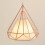 Einflammige Diamantförmige Deckenleuchte Eisen (Roségold) 8