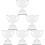 6 Unidades Troféu Transferência Térmica Com Base 11