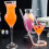 Para Cocktail Com Taça De Vinho (Rosa) 5
