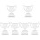 6 Unidades Troféu Transferência Térmica Com Base 7