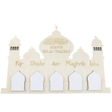 2Stk Ramadan Wand Kalender Holz Eid Mubarak Für Kinder