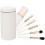 1 Set Kunstfaser Make-Up-Bürsten Mit Spiegel 8