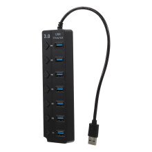 Usb Hub Usb 3.0 7-Port Erweiterung Übertragung Adapter Docking