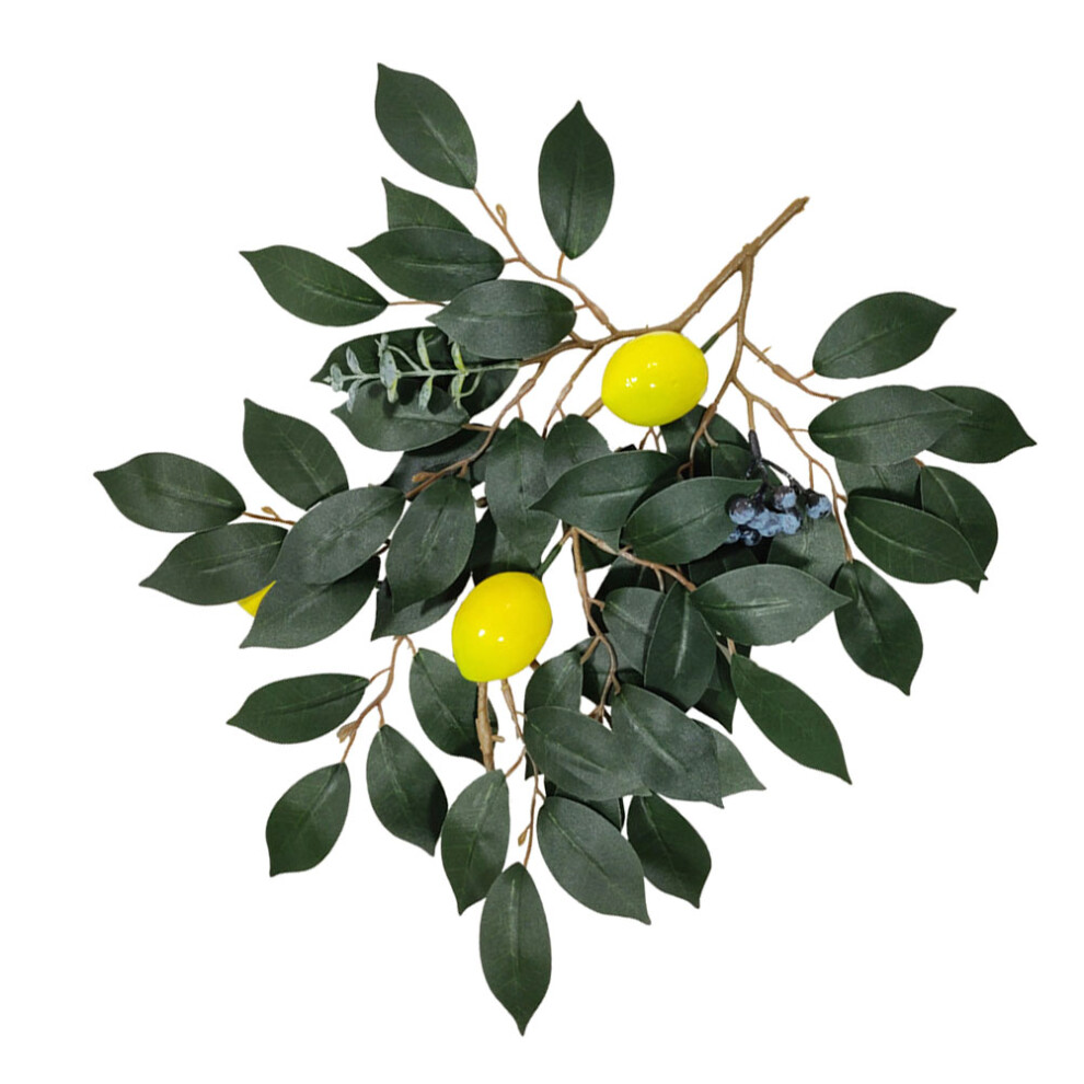 Wisiorek Z Imitacji RośLiny Na Weselę Cytrynowy Zielony-image