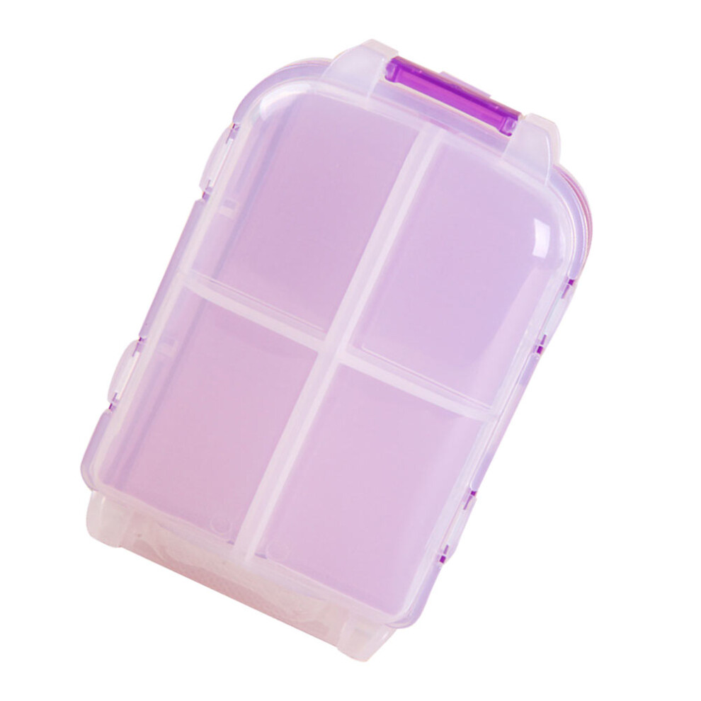 Sztuka Trzywarstwowa SkłAdana Apteczka Plastikowa Fioletowa-image