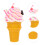 Gelato Simulato Cono Per Foto 4
