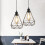 Durable Black Metal Ceiling Light Industrial Hanging Pendant 4