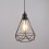 Durable Black Metal Ceiling Light Industrial Hanging Pendant 11