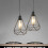 Durable Black Metal Ceiling Light Industrial Hanging Pendant 6