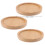3Pcs Tabuleiro De Cerâmica Base Redonda Para 2