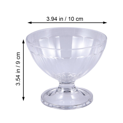 2Pcs 200Ml De Acrílico Vazio Para Sorvete Praia 1