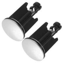 2Stück Waschbecken Metall Kunststoff Haarfilter Bad