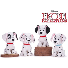 X4 Disney 101 Dalmatians Plush Dogs 30cm Full Set