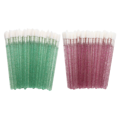 100 Pezzi Applicatori Per Lucidalabbra +Viola 1