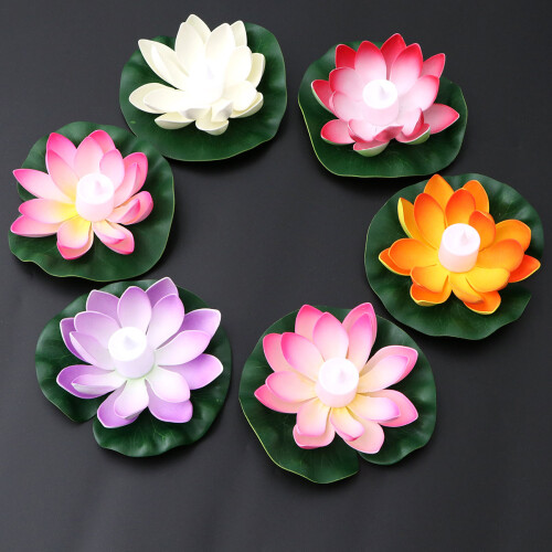 6 Unidades Lâmpada De Vela Flor De Led 2
