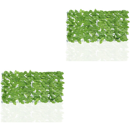 2 Unidades Planta Artificial Simulada Rattan 2