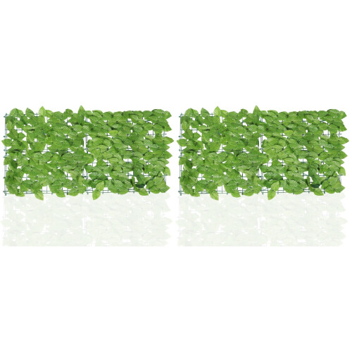 2 Unidades Planta Artificial Simulada Rattan 1