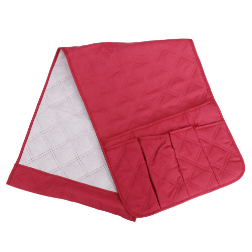 Masteelf Bett Sofa Seitenablage 89,00x33,00x1,00 cm Rot