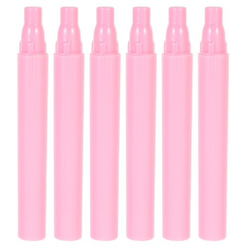 6 Stuks Gloss Lippenmasker Borstel Siliconen