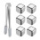 1 Set De Cubes De Glace En Acier Inoxydable Pour Whisky 1