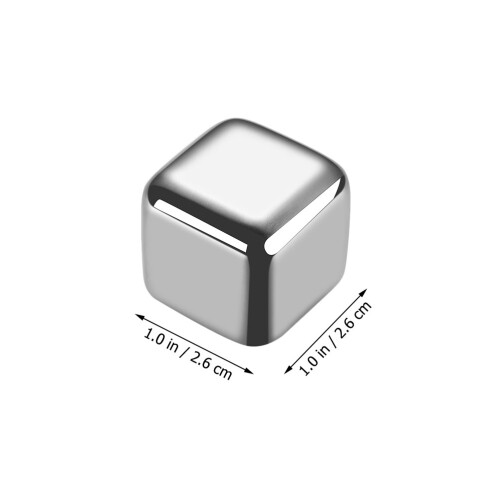 1 Set De Cubes De Glace En Acier Inoxydable Pour Whisky 1
