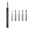 2 Pezzi Kit Manicure Penna Pittura 5 Testine Rosa+ 8