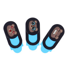 3Pcs Capa Para Câmera De Laptop Urso Proteção Privacidade Deslizante