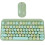 1Set Lightweight Wireless Keyboard Mouse for Laptop Computer Use 10