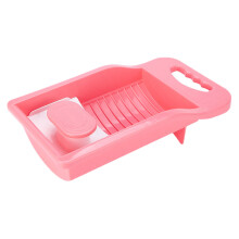 Conjunto De Tábua De Lavagem Para Roupas Íntimas Casa (Rosa)