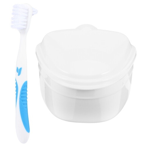 De Armazenamento Para Prótese Dentária Com Escova E Peneira 2