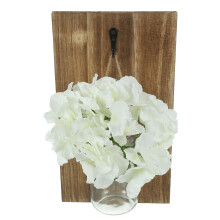 2 Sets Holzbrett Mit Blumenflaschen Nordic Style Wanddekoration