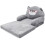 Sedia A Forma Per Bambini In Peluche Pieghevole 1