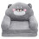 Sedia A Forma Per Bambini In Peluche Pieghevole 8