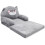 Sedia A Forma Per Bambini In Peluche Pieghevole 4