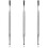3Pcs Alicate Removedor De Cutícula E Empurrador De Pele 9