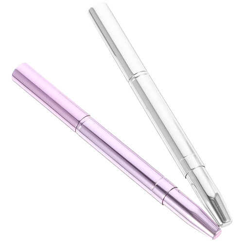 2Stk Double-Ended Lippenpinsel Einstellbar Tragbar Concealer- 2