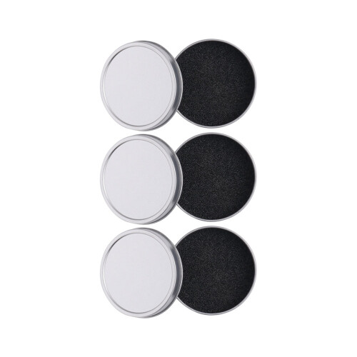 3Pcs Redonda Para Pincéis De Maquiagem Com Esponja 2