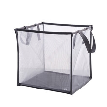Faltbarer Wäschekorb Aus Mesh, Aufbewahrungsbox Für Spielzeug