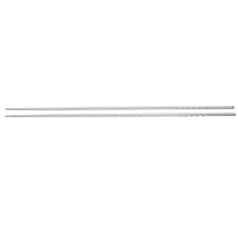 3Pairs Silver Stainless Steel Chopsticks Non-Slip Cooking Tableware