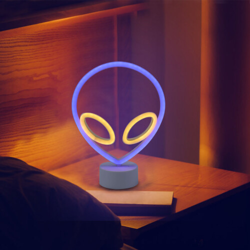 Neon Sign Alien Pattern Lamp Decorative Light 2