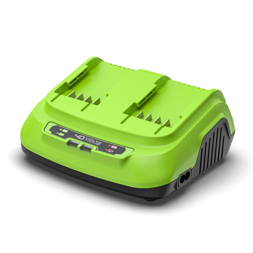 Greenworks 40V Dual-Slot Charger 8A