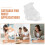 100 Transparant Plastic Voetbeschermers Voor Waxbad 7
