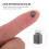 1000St Siliconen Haarring DIY Accessoires Voor Vlechten 7